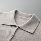 Archer - Men's Merino Wool Cardigan with Notch Collar