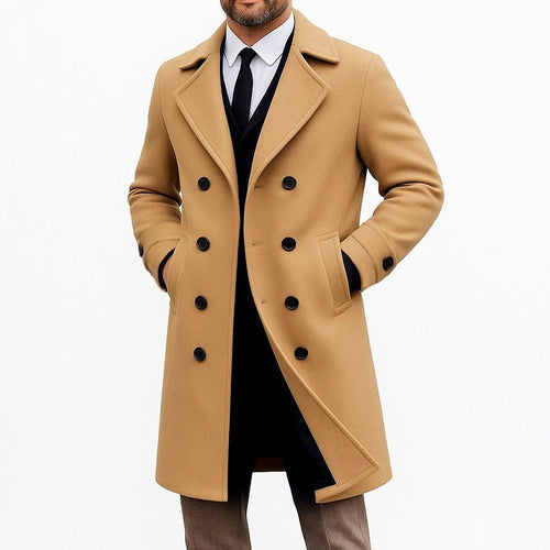 Aurelio - Men's Double-Breasted Winter Overcoat 1