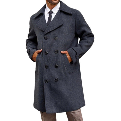 Aurelio - Men's Double-Breasted Winter Overcoat 2