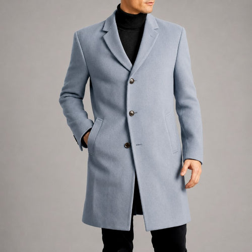 Bellamy - Men's Single-Breasted Mid-Length Tailored Coat 1