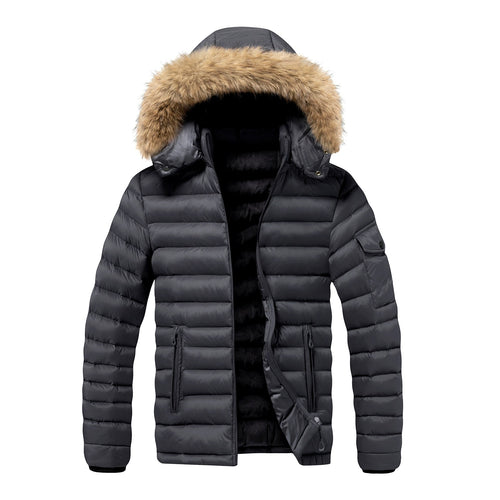 Bradley - Men's Hooded Fleece-Lined Puffer Jacket 1