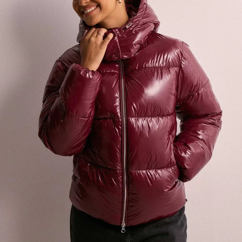 Brianna - Women's Quilted Puffer Jacket with Attached Hood