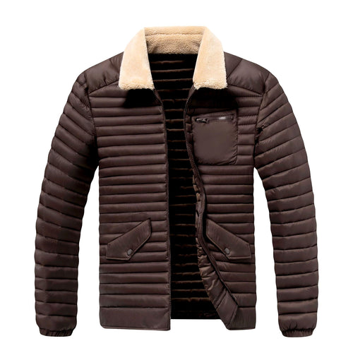 Bruce – Men's Insulated Puffer Jacket with Sherpa Collar 2