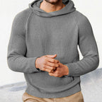 Darius - Men's Ribbed Hooded Pullover Sweatshirt 1