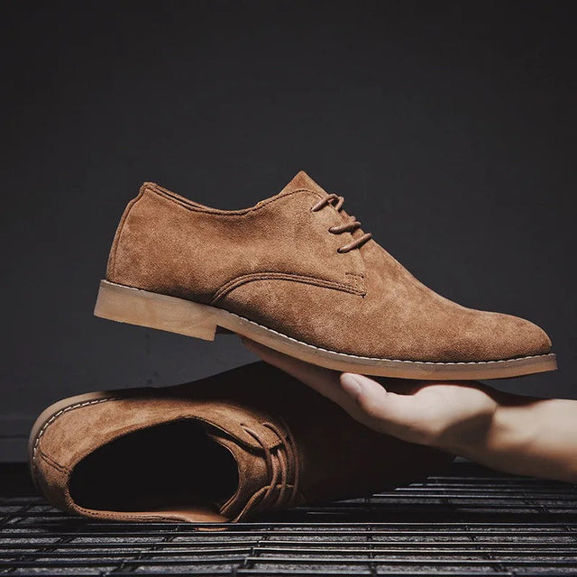 Dave - Men's Lace-Up Suede Dress Shoes