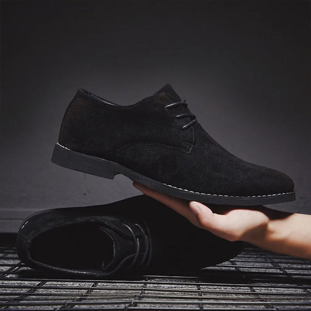 Dave - Men's Lace-Up Suede Dress Shoes
