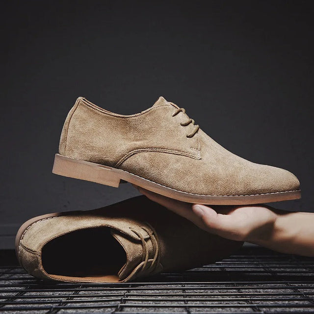 Dave - Men's Lace-Up Suede Dress Shoes