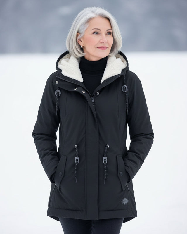Janna - Women's Reversible Sherpa Parka with Long Silhouette