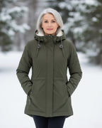 Janna - Women's Reversible Sherpa Parka with Long Silhouette