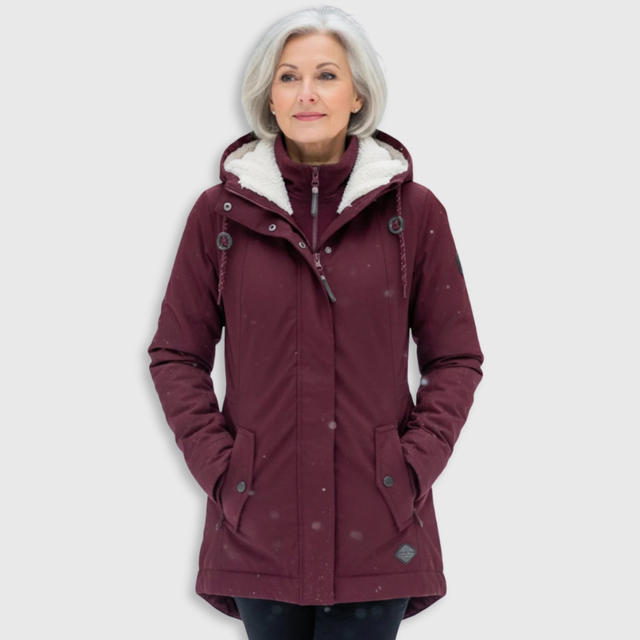 Janna - Women's Reversible Sherpa Parka with Long Silhouette