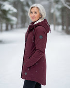 Janna - Women's Reversible Sherpa Parka with Long Silhouette