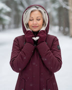 Janna - Women's Reversible Sherpa Parka with Long Silhouette