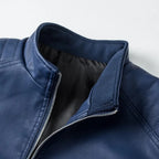 Kiefer - Men's Stand-Collar Leather Jacket