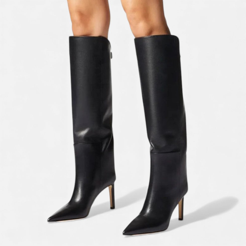 Magnolia - Women's Pointed-Toe Knee-High Boots