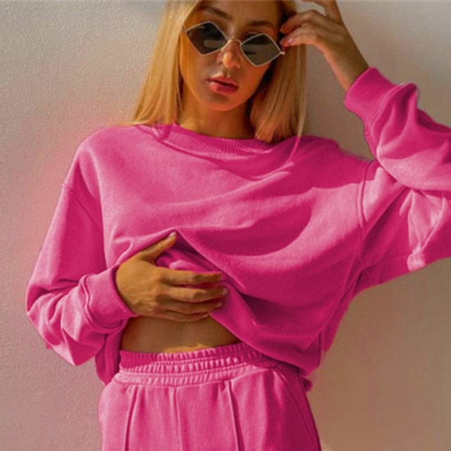 Petra - Women's Oversized Hoodie and Wide-Leg Joggers Set