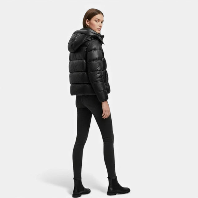 Priya - Women's Quilted Puffer Jacket with Detachable Hood